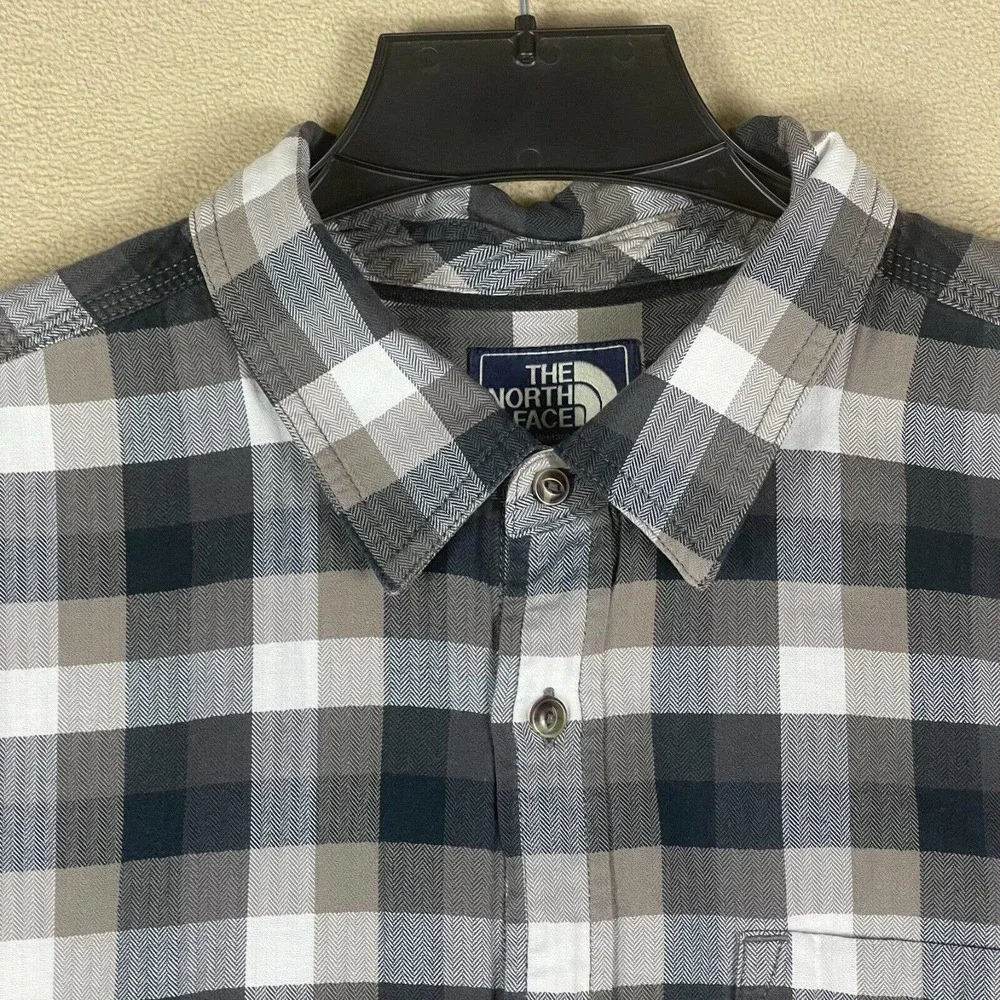 The North Face Mens‎ XL Long Sleeve Button Up Shirt Regular Fit Multicolor Plaid